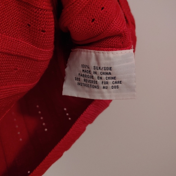 90's JM studio red silk tank top. Size S - Picture 3 of 3